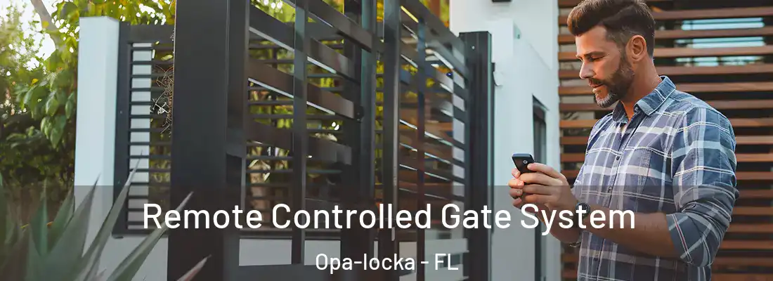  Remote Controlled Gate System Opa-locka - FL