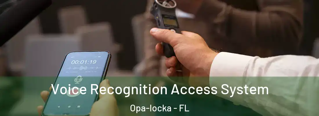  Voice Recognition Access System Opa-locka - FL